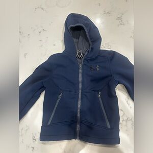 Under Armour Kids' Navy Full-Zip Jacket with a Hood